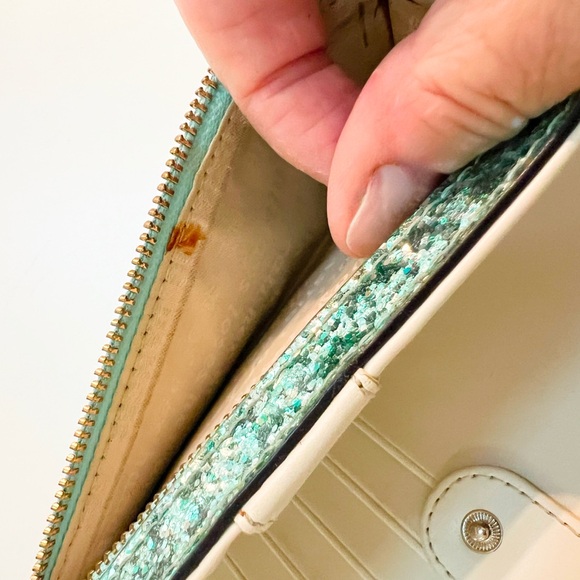 Kate Spade Green Glitter Bag - Picture 8 of 10